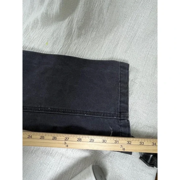 Diehard‎ Men's Black Denim Carpenter Pants Size 36x34 Workwear Utility Gorpcore - Picture 3 of 13